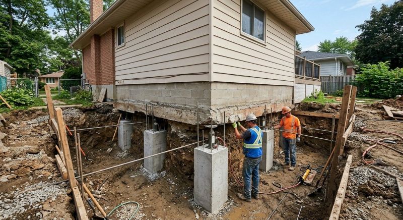 Basement Underpinning in Bellingham, WA