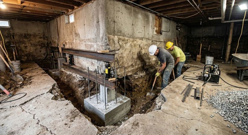 Basement Underpinning in Bellingham, WA