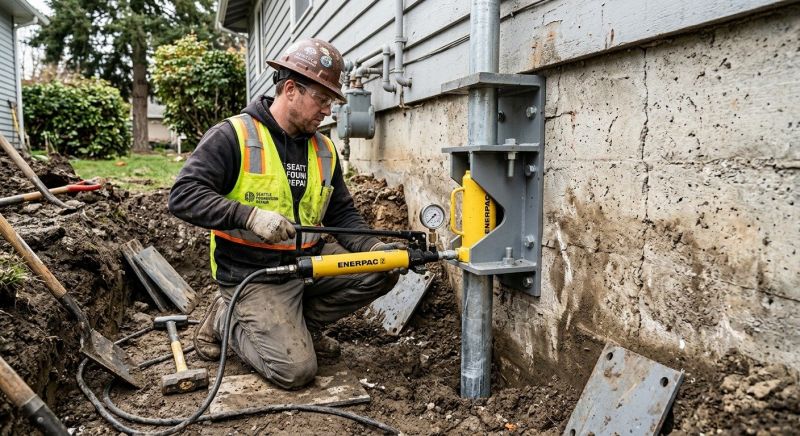 Concrete Foundation Leveling in Anacortes, WA