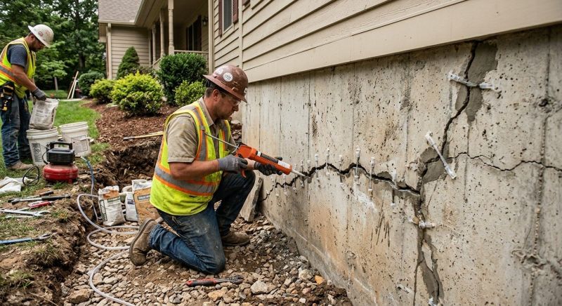 Cracked Foundation Repair in Whatcom County, WA