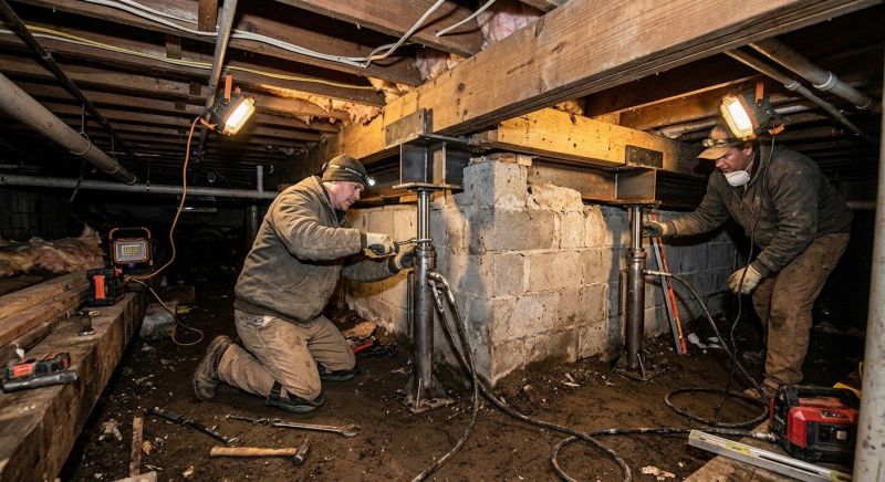 Crawl Space Leveling in Bellingham, WA