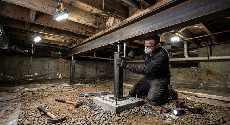 Crawlspace Structural Repair in Bellingham, WA