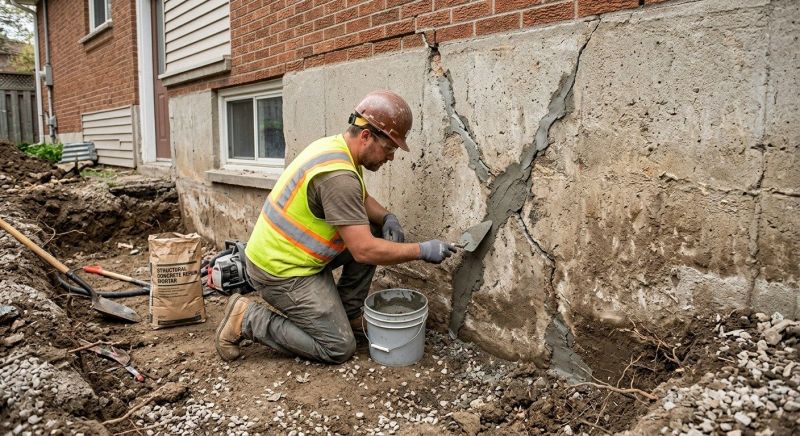 Foundation Crack Repair in Anacortes, WA