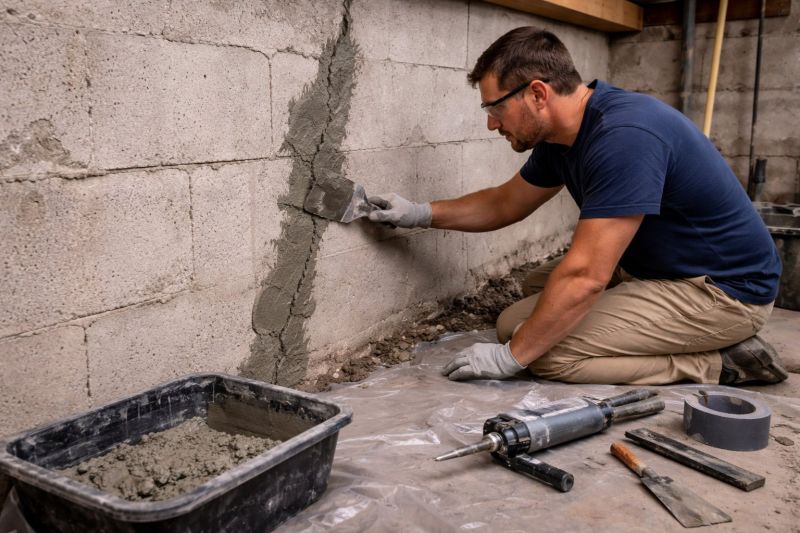 Foundation Crack Repair in Lynden, WA