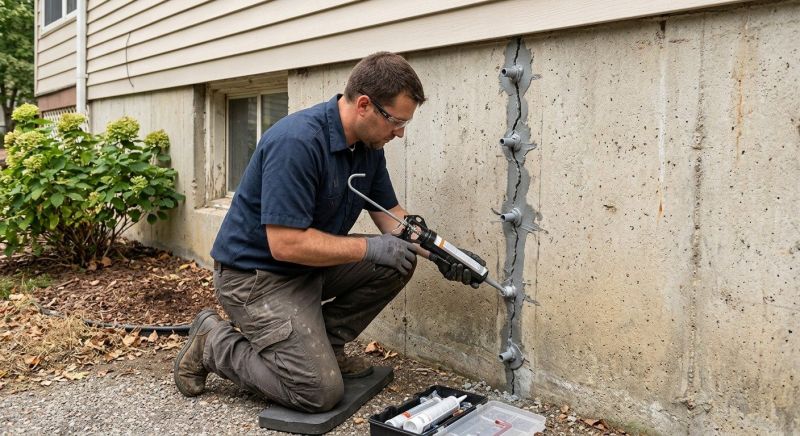 Foundation Crack Sealing in Bellingham, WA