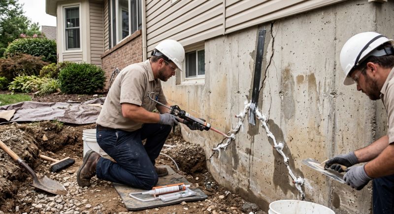 Foundation Cracks Repair in Bellingham, WA