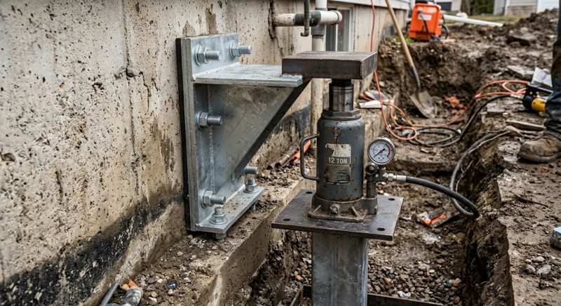 Foundation Jacking in Eastsound, WA