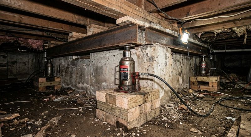 Foundation Jacking in Bellingham, WA