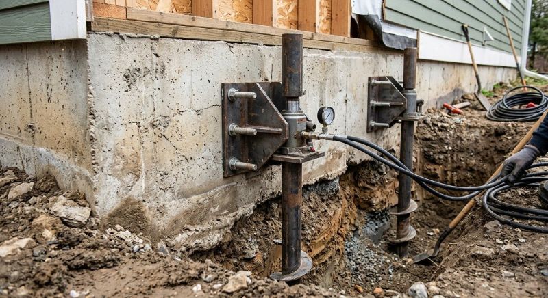 Foundation Pier Leveling in Bellingham, WA
