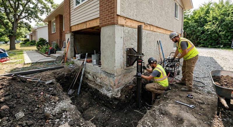 Foundation Pier Repair in Bellingham, WA