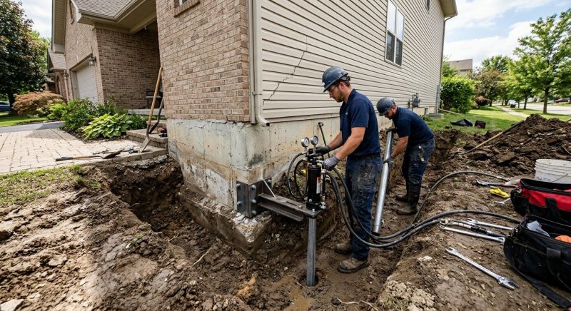 Foundation Settlement Repair in Bellingham, WA