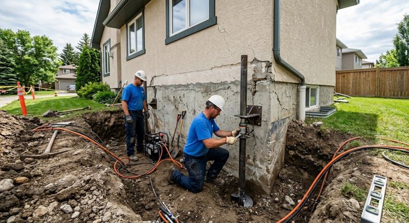 Helical Piers Installation in Bellingham, WA