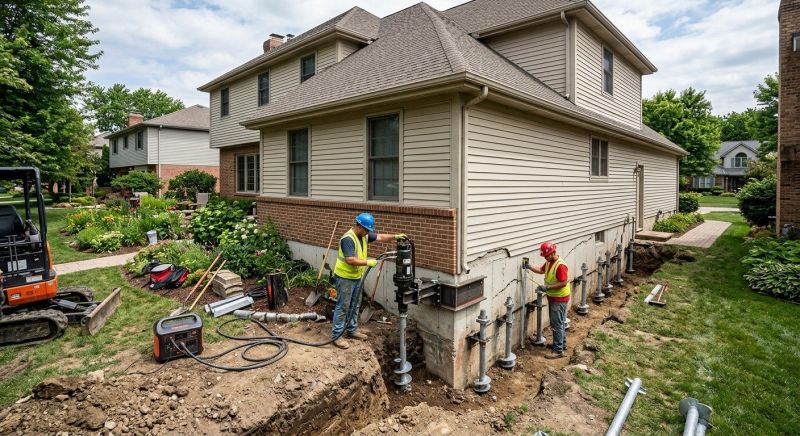 Helical Pile Installation in Bellingham, WA