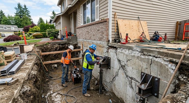 Home Foundation Repair in Everson, WA