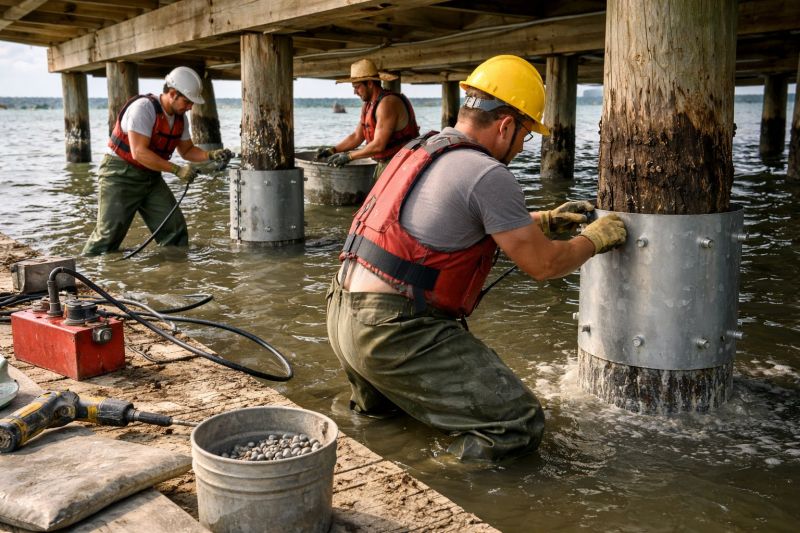 Piling Repair in Burlington, WA