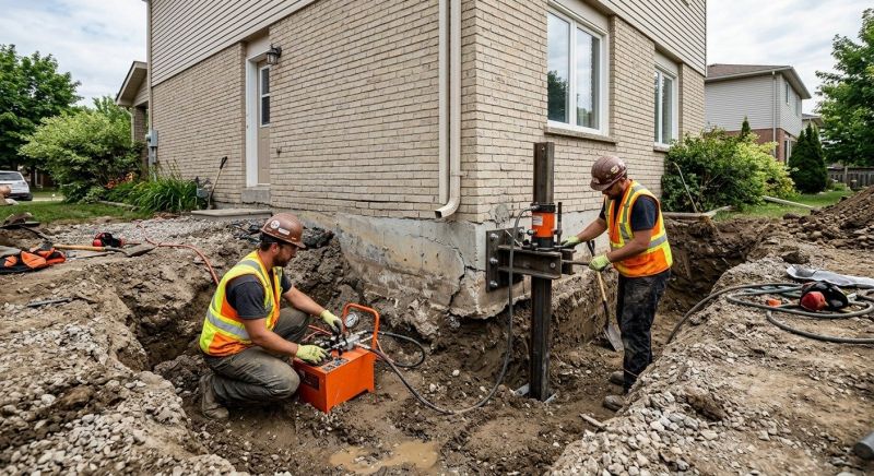 Sinking Foundation Lifting in Bellingham, WA