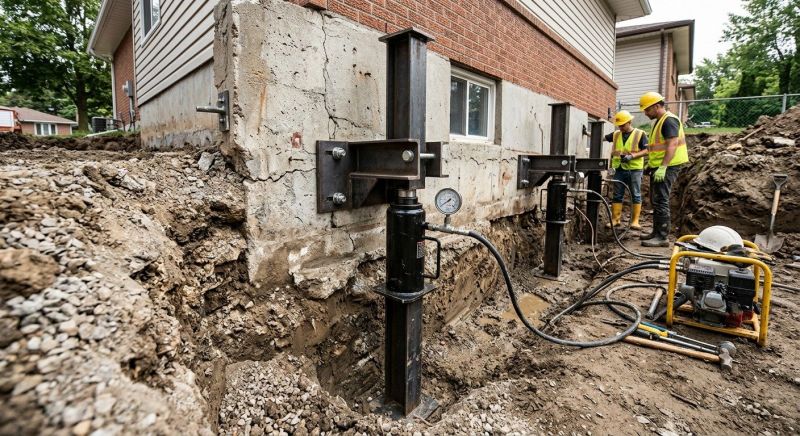 Sinking Foundation Lifting in Bellingham, WA