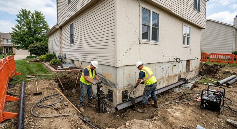 Sinking Foundation Repair in Deming, WA
