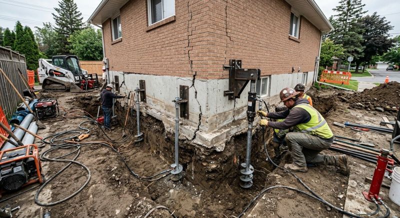 Sinking Foundation Repair in Ferndale, WA