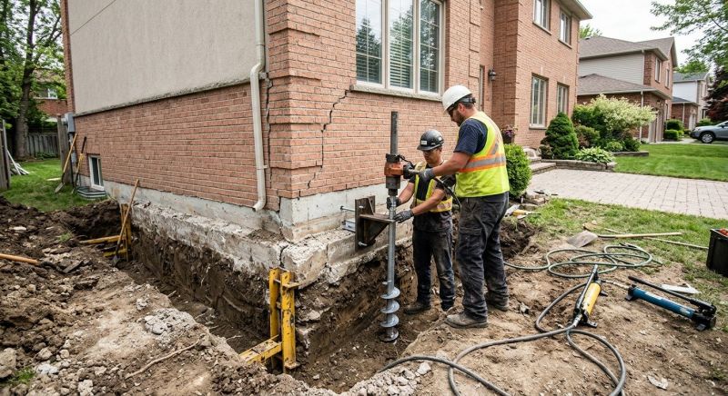 Sinking Foundation Repair in Whatcom County, WA
