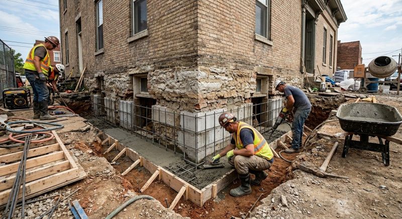 Structural Underpinning in Bellingham, WA