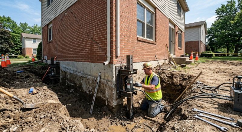 Sinking Foundation Repair in Lynden, WA